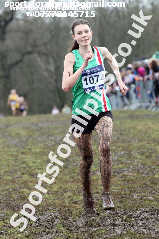 Senior womens 2018 British Inter Counties Cross Country Champs., Prestwold Hall, Loughborough. Photo: David T. Hewitson/Sports for All Pics